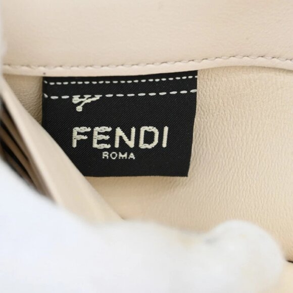 FENDI Logo Peekaboo Long Wallet Leather Black GHW Italy 83RF639 - Picture 8 of 16